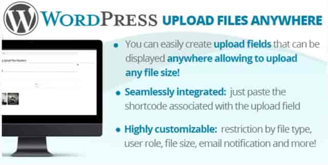 WordPress Upload Files Anywhere