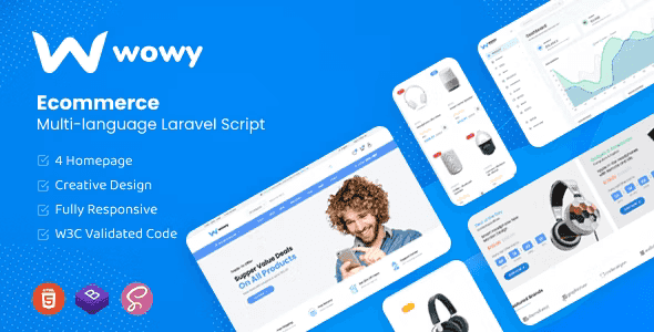 Wowy – Multi-language Laravel eCommerce Script PHP