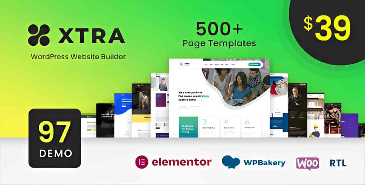 XTRA – Multipurpose WordPress Theme + RTL