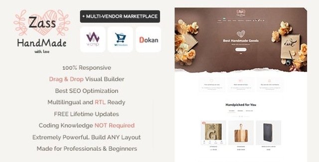 Zass – WooCommerce Theme for Handmade Artists and Artisans Wp