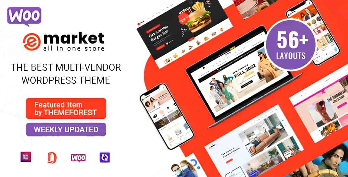 eMarket – Multi Vendor MarketPlace WordPress Theme