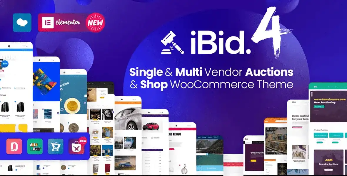 iBid – Multi Vendor Auctions WooCommerce Theme WordPress