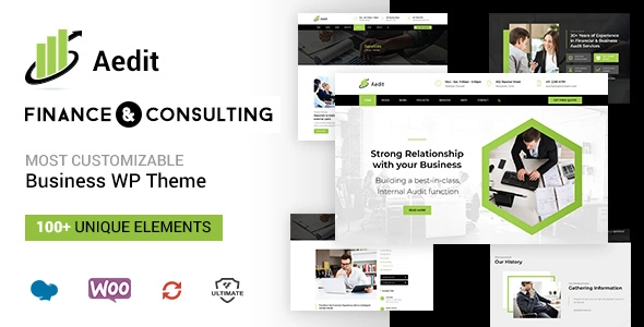 Aedit – Corporate Consulting WordPress Theme