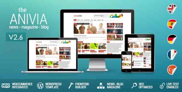 Anivia – News, Magazine, Blog WordPress Template