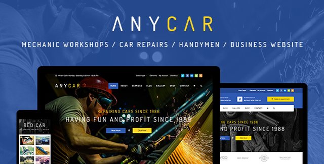 AnyCar – Automotive, Car Dealer WordPress Theme