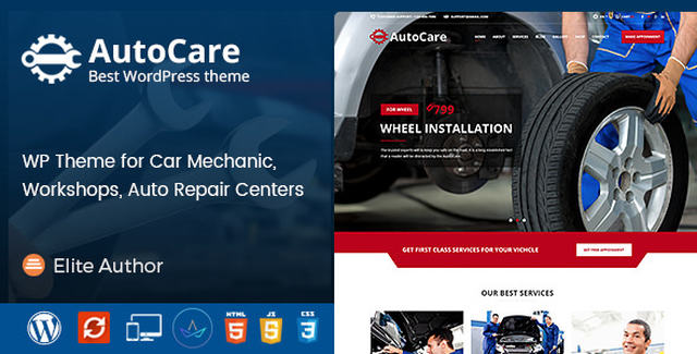 Auto Care – Car Mechanic WordPress Theme