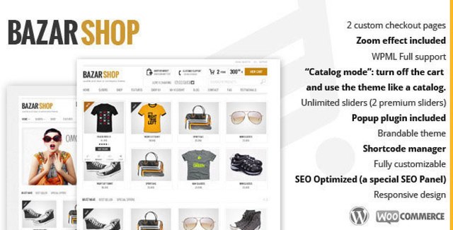 Bazar Shop – Multi-Purpose e-Commerce Theme WordPress