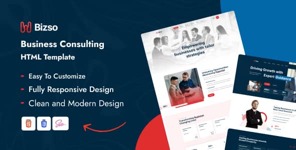 Bizso – Business Consulting HTML5 Template