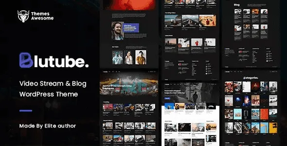 Blutube – Video Stream & Blog WordPress Theme