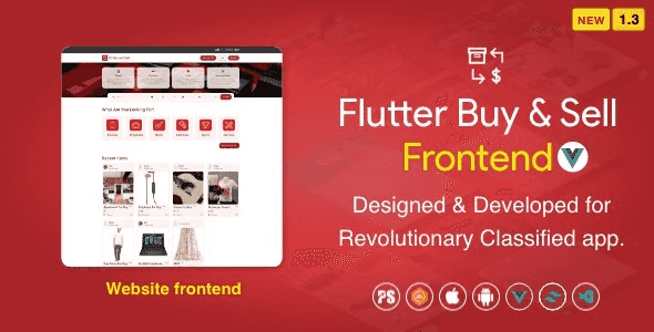 BuySell Frontend with Vue.js and PHP Backend (Olx, Mercari, Carousell, Classified ) Full App