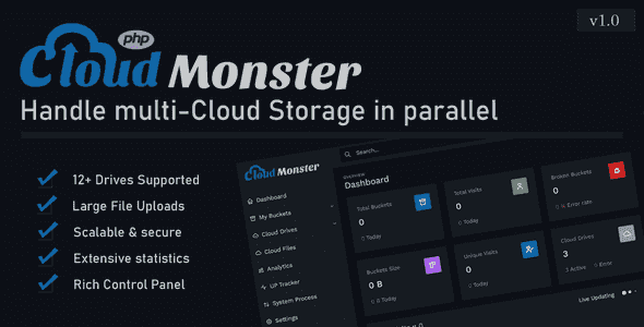 Cloud Monster PHP Script