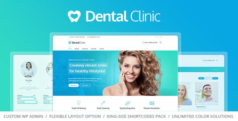 Dental Clinic – Medical & Dentist WordPress Theme