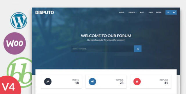 Disputo – WordPress bbPress Forum Theme