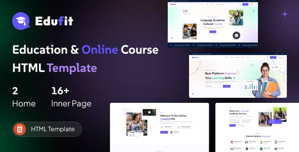 Edufit – Education & Online Course HTML Template