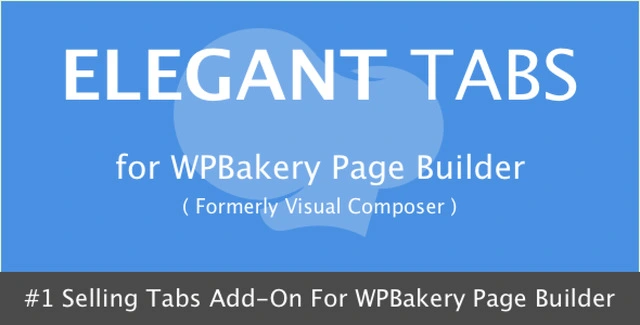 Elegant Tabs for WPBakery Page Builder WordPress