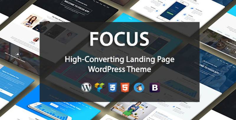 Focus High – Converting Landing Page WordPress Theme