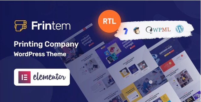 Frintem – Printing Company WordPress Theme