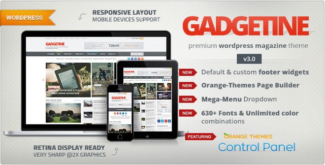 Gadgetine – WordPress Theme for Premium Magazine