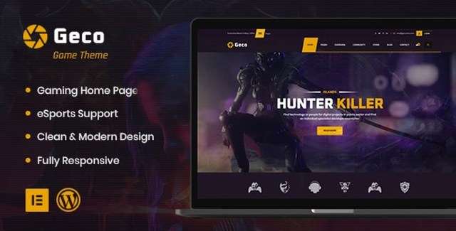 Geco – eSports and Gaming WordPress Theme + Buddypress