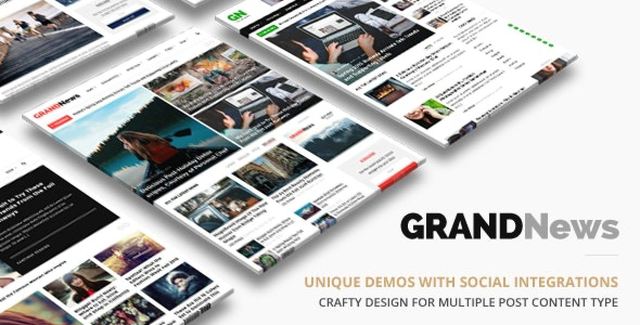 Grand News – Magazine Newspaper WordPress