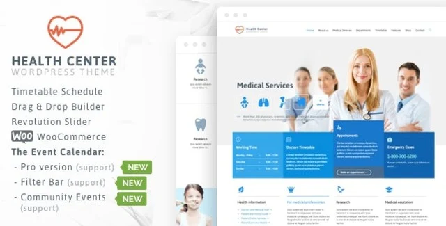 Healthcare – Medical for Doctor Dentist Theme Wp