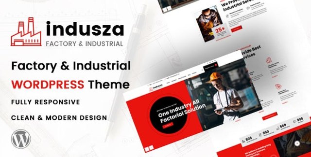 Indusza – Industrial & Factory WordPress Theme