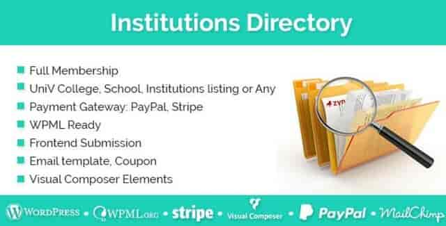 Institutions Directory WordPress Plugin