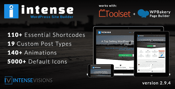 Intense Shortcodes And Site Builder For WordPress Plugin