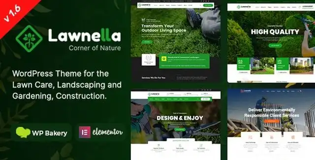 Lawnella – Gardening & Landscaping WordPress Theme