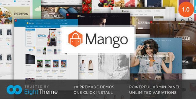 Mango – Responsive Woocommerce Theme WordPress