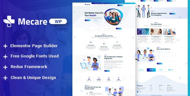 Mecare – Hospital and Health WordPress Theme