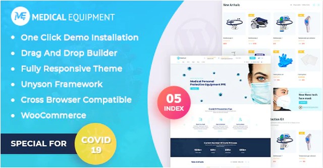 Medicart – PPE Kit Responsive WordPress Theme