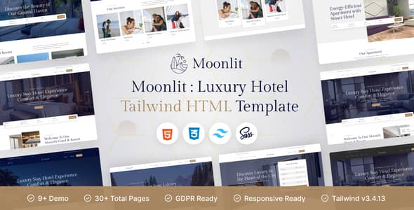 Moonlit – HTML Hotel Template