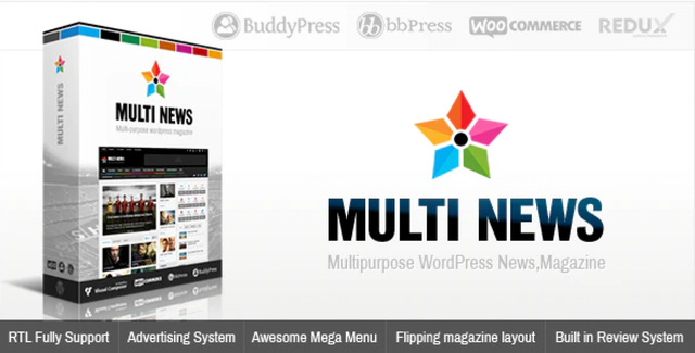 Multinews | Magazine WordPress Theme