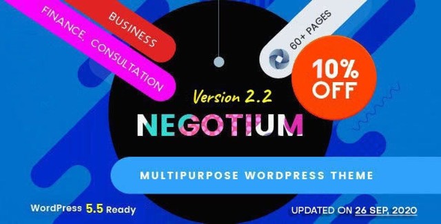 Negotium – Multipurpose Business WordPress Theme