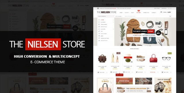 Nielsen – The ultimate e-commerce Theme WordPress