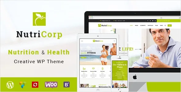 Nutricorp | Nutrition & Health Creative WordPress Theme