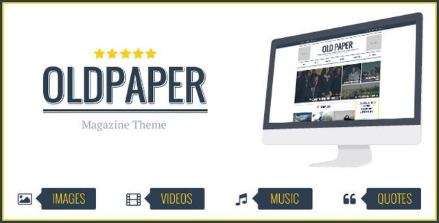 OldPaper – Ultimate Magazine and Blog Theme Wp