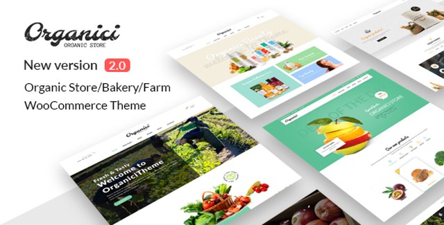 Organici – Organic Store & Bakery WooCommerce Theme Wp