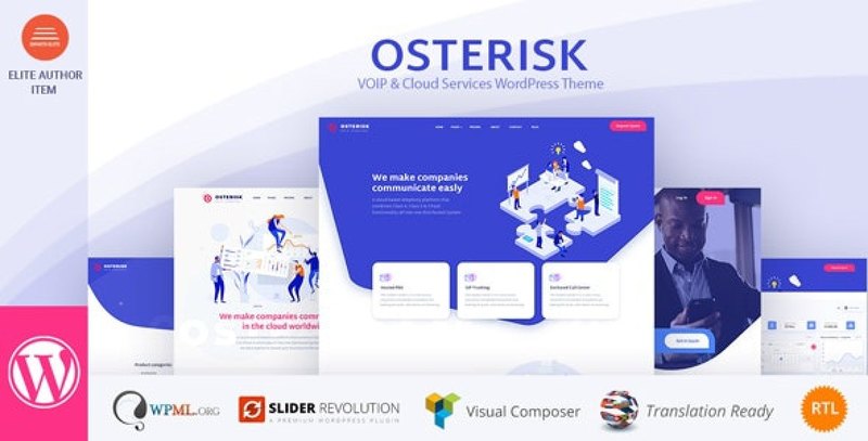 Osterisk – VOIP & Cloud Services WordPress Theme