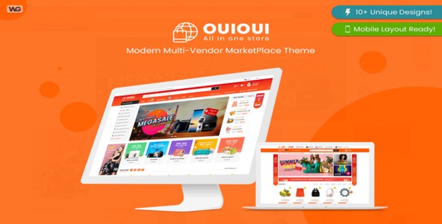 OuiOui – Multi Vendor MarketPlace Elementor WooCommerce Theme