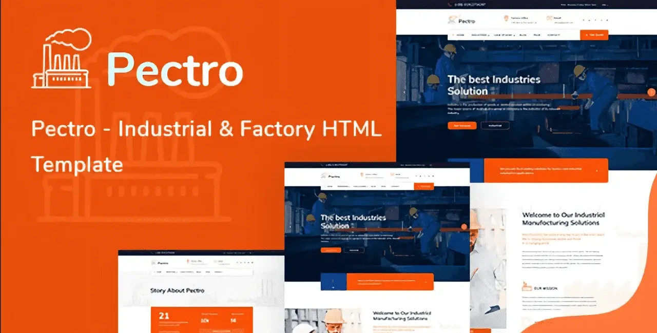 Pectro – Industrial & Factory HTML Template