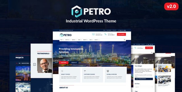 Petro – Industrial WordPress Theme