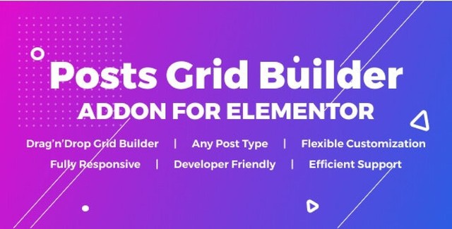 Posts Grid Builder for Elementor WordPress Plugin