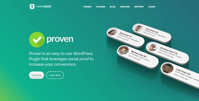 Proven – Premium Social Proof WordPress Plugin