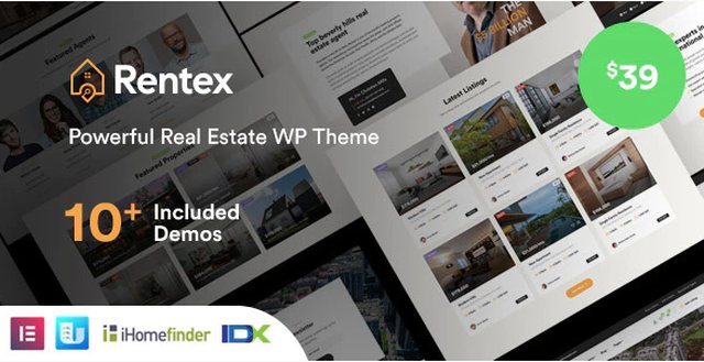 Rentex – Real Estate WordPress Theme