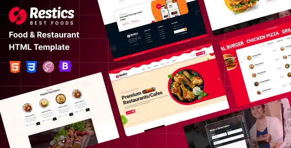 Restics – Food & Restaurant HTML Template