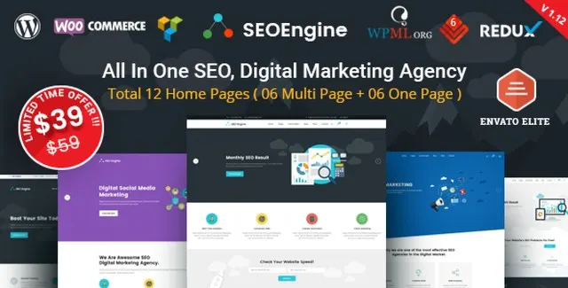 SEO Engine – SEO & Digital Marketing Agency WordPress Theme