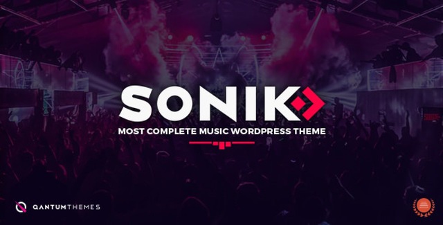 SONIK – Responsive Music WordPress Theme for Bands