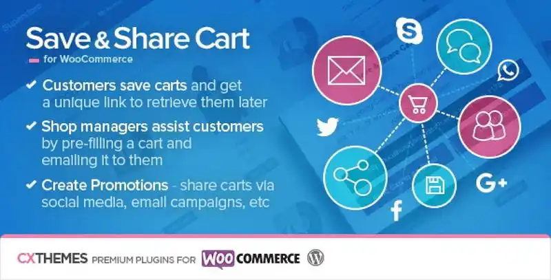 Save & Share Cart For WooCommerce WordPress Plugin